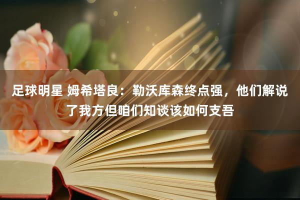 足球明星 姆希塔良：勒沃库森终点强，他们解说了我方但咱们知谈该如何支吾